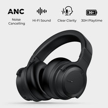 Load image into Gallery viewer, E7 Active Noise Cancelling Headphones Wireless Bluetooth Headphones with Rich Bass, Wireless Headphones with Clear Calls, Black
