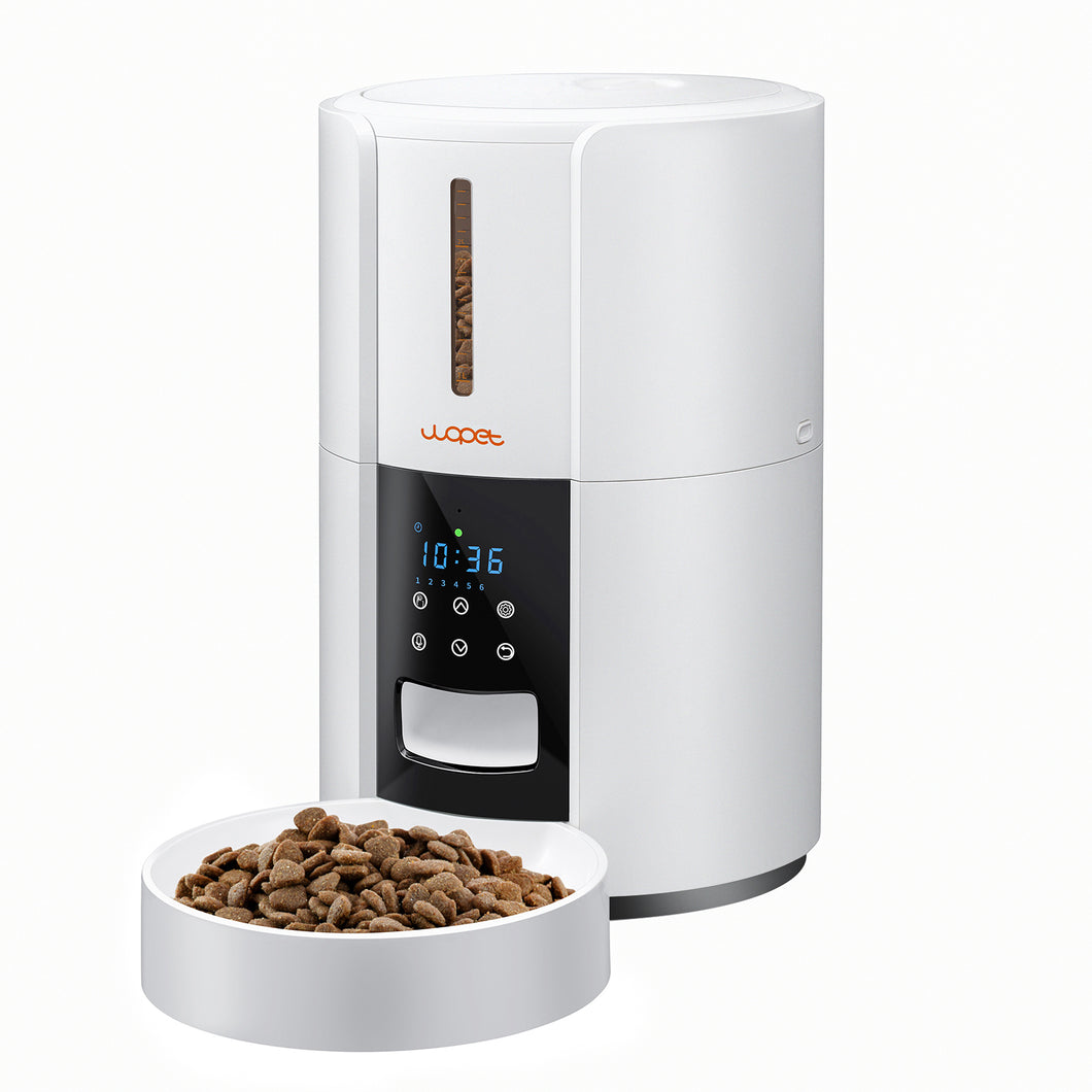 Automatic Cat Feeders,5L Schedule Feeding Pet Dry Food Dispenser for Cats,10s Voice Recording