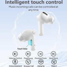 Load image into Gallery viewer, True Wireless Bluetooth Earbuds with Smart LED Display Charging Case , Bluetooth 5.3 Earbuds in-Ear TWS Stereo Headphones, IPX7 Waterproof in Ear Earphones, White
