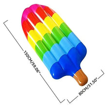 Load image into Gallery viewer, Funsmile Inflatable Float Pool Raft Popsicle Floatie Lounge Pool Lounger Water Fun Summer Beach Party Toys for Kids Adults 59" x 31.5"
