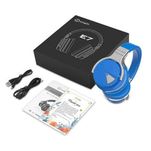 Load image into Gallery viewer, COWIN Bluetooth Noise-Canceling Over-Ear Headphones, Blue, e7anc
