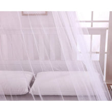 Load image into Gallery viewer, Cowin Universal Dome Mosquito Mesh Net Easy Installation Hanging Bed Canopy Netting for Single to King Size Beds Hammocks Cribs(White)
