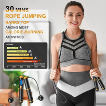 Load image into Gallery viewer, Jump Rope Fitness Weighted Skip Rope Smart with Counter Adjustable Heavy Jump Rope Men Women Adults Kids
