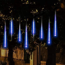 Load image into Gallery viewer, Christmas Lights Outdoor, Icicle String Light 32 Tubes 768LEDs for Xmas Tree Christmas Decorations Party Wedding Holiday Yard, Blue
