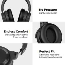 Load image into Gallery viewer, E7 Active Noise Cancelling Headphones Wireless Bluetooth Headphones with Rich Bass, Wireless Headphones with Clear Calls, Black
