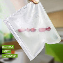 Load image into Gallery viewer, Reusable Food Storage Bags, 10 Pack Reusable Gallon Freezer Bags, Extra Thick Leakproof Silicone and Plastic Free for Travel Items and Home Organization (6 Sandwich Bags+4 Kids Snack Bags)
