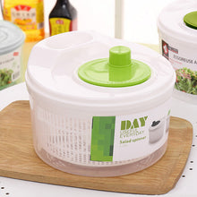 Load image into Gallery viewer, Swtroom Salad Spinner Vegetable Dryer, 3.4 Quart Fruit Veggie Bowl Lockable Colander Basket and Lid with Drawcord Switch
