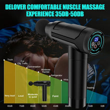 Load image into Gallery viewer, Massage Gun, Muscle Massage Gun Deep Tissue for Athletes, Handheld Electric Muscle Massager, High Intensity Percussion Massage Device for Pain Relief with 6 Attachments &amp; 30 Speed
