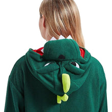 Load image into Gallery viewer, Funsmile Dinosaur Onesies Animal Women/Men Pajamas Adult Costume Cosplay Sleepwear Unisex Onesie for Home Christmas Halloween
