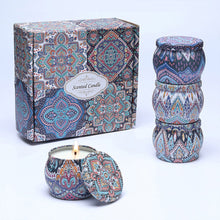 Load image into Gallery viewer, Scented Candles COSMONIC Natural 3.5 oz Soy Wax Aromatherapy Candles Long Lasting for Relaxation Candles Gifts Set 4 Pack

