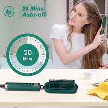 Load image into Gallery viewer, COSMONIC Hair Straightener Brush, Hot Curling Iron with 30s Fast PTC Ceramic Anti-Scald Adjustable Temperatures Double Ionic Hair Care Straight Heated Comb Perfect for Professional Salon at Home
