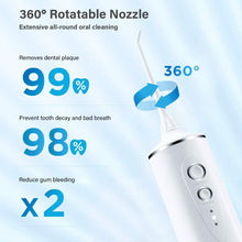 Load image into Gallery viewer, COSMONIC Water Flosser , Water Pick Teeth Cleaner Professional Cordless Dental Oral Irrigator Braces &amp; Bridges Care– 3 Modes Portable and USB Rechargeable IPX6 Waterproof Modes for Home and Travel
