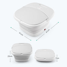Load image into Gallery viewer, Heated Electric Foot Bath Collapsible Foot Bath Spa, Bubbles Massage, Collapsible Foot Soaking Tub with Shiatsu Massage, for Tired Feet Stress Relief Home Use
