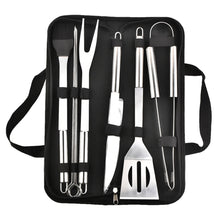 Load image into Gallery viewer, Meidong Grilling Accessories BBQ Tools Set, 9 PCS Stainless Steel Grill Kit with Case, Great Barbecue Utensil Tool for Men, Women, Dad
