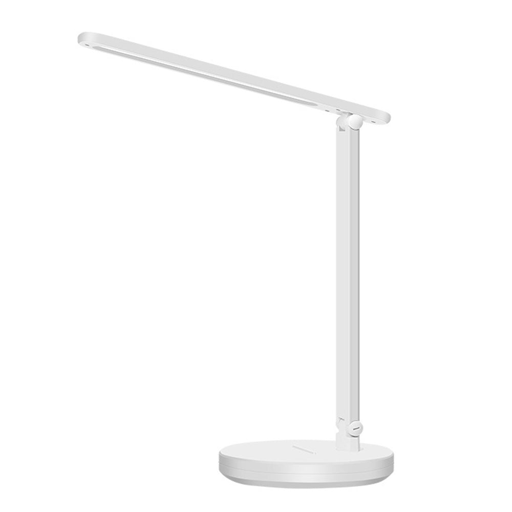 LED Desk Lamp, Eye-Caring Office Table Lamps, USB Charging Port, Sensitive Touch Control with 3 Levels Adjustable Brightness, Foldable and Adjustable Arm, for Bedroom, Office, Study