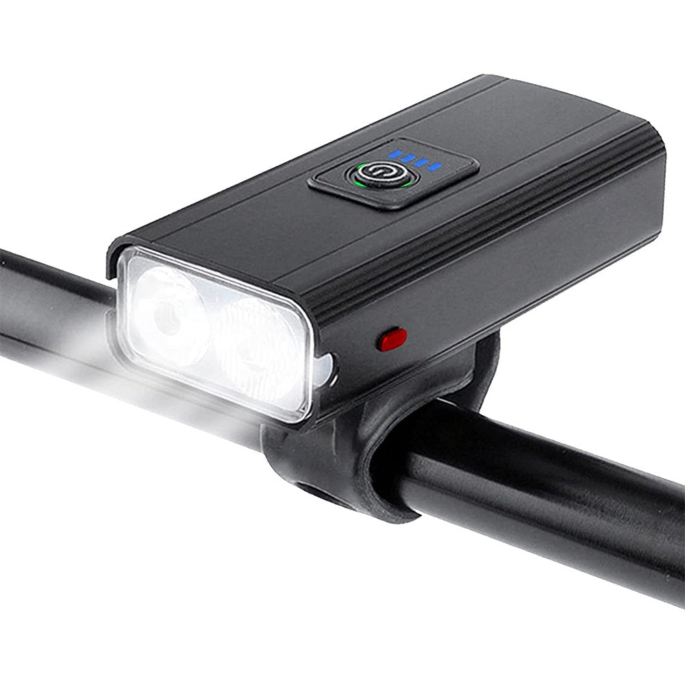 COSMONIC USB Rechargeable Bike Light, Super Bright Bike Headlight Waterproof , 200/400 Lumen Bright Front Lights，Easy to Mount Fits for Men Women Kids Road Mountain Cycling