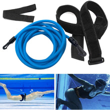 Load image into Gallery viewer, Swimming Belt Training Tether Swim Stationary Resistance Bungee Cords for Adults Kids

