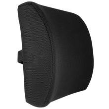Load image into Gallery viewer, Meidong Ergonomic Lumbar Support Pillow - Elevates Lower Back Comfort - 100% Pure Memory Foam - Use in Car or Office Chair - Fits Most Seats - Breathable Mesh - Washable Cover
