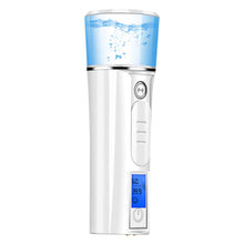 Load image into Gallery viewer, Handy Nano Facial Mister with Skin Analyzer Moisture Tester, Portable Nano Mist Sprayer Atomization Eyelash Extensions Steamer Mister,Mini Cool with Large Capacity,Face Moisturizing
