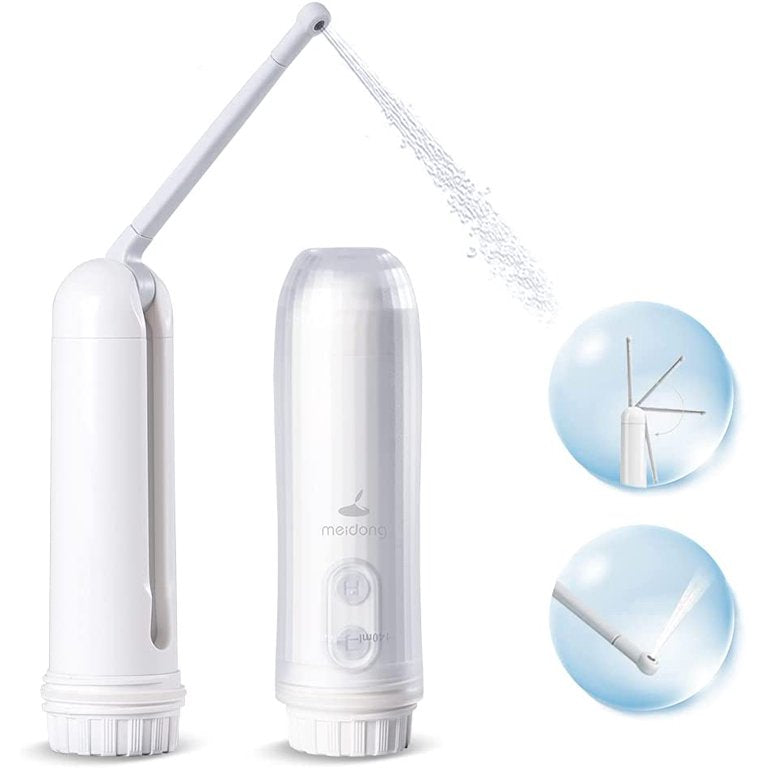 Meidong Portable Travel Electric Bidet Sprayer Handheld Personal Bidet Sprayer Bidet Bottle for Baby Care/Outdoor Traveling