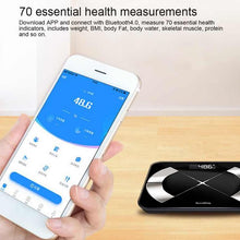 Load image into Gallery viewer, Body Fat Scale, Smart BMI Bathroom Weight Scale Body Composition Monitor Health Analyzer with Smartphone App for Body Weight, Fat, Water, BMI, BMR, Muscle Mass
