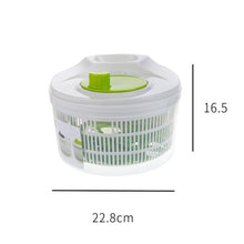 Load image into Gallery viewer, Swtroom Salad Spinner Vegetable Dryer, 3.4 Quart Fruit Veggie Bowl Lockable Colander Basket and Lid with Drawcord Switch
