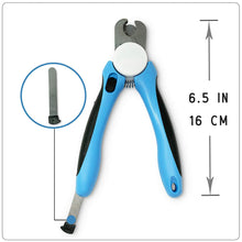 Load image into Gallery viewer, Dog &amp; Cat Pets Nail Clippers and Trimmers - with Safety Guard to Avoid Over Cutting, Free Nail File, Razor Sharp Blade - Professional Grooming Tool for Pets
