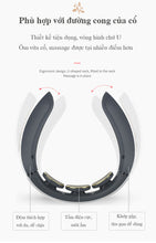 Load image into Gallery viewer, Electric Pulse Neck Massager for Pain Relief, Intelligent Neck Massager, 4 Modes 15 Levels Cordless Deep Tissue Trigger Point Massager, Portable Neck Massager for Women Men Gift
