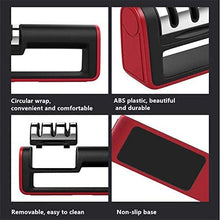 Load image into Gallery viewer, Meidong Kitchen Helper Sharpening Tool 3-Stage kitchen Knife Sharpener System - Coarse, Medium and Fine knife sharpner - for blunt knives resharpening and for every day fine touch-up use

