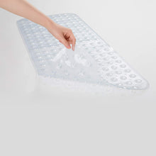 Load image into Gallery viewer, Bath Tub Mat, 39 x 16 Inches Non-Slip Shower Mats with Suction Cups and Drain Holes, Bathtub Mats Bathroom Mats Machine Washable, Clear
