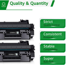 Load image into Gallery viewer, GREENSKY Compatible Ink Cartridge Replacement for HP P2035 P2035N P2055DN P2030 P2050 P2055D P2055X (Black, 2-Pack) Printer
