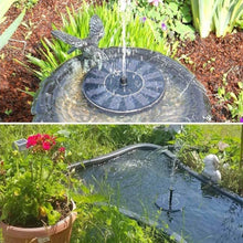Load image into Gallery viewer, Fountain Pump for Bird Bath Solar Garden Fountain 4 Nozzle Free Standing Floating Solar Powered Water Fountain Pump for Bird Bath Garden Pond Pool Outdoor
