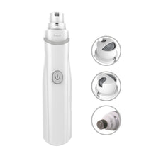 Load image into Gallery viewer, Dog Nail Grinder Upgraded - Quiet Electric Rechargeable Pet Nail Trimmer Painless Paws Grooming &amp; Smoothing for Small Medium Large Dogs &amp; Cats
