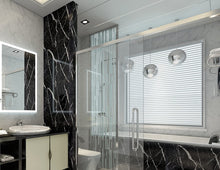 Load image into Gallery viewer, Cosmonic Privacy Window Film Glass Door Stickers Static Clings Blinds Pattern Window Tint Decorative Coverings for Bathroom Home 23.6 x 78.7 inch
