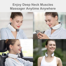 Load image into Gallery viewer, Electric Pulse Neck Massager SWTROOM Deep Tissue Trigger Point Massager Portable Pain Relief 6 Modes 9 Levels
