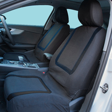 Load image into Gallery viewer, Car Seat Covers, Full Set - Front and Rear Bench Back Seat Cover Easy to Install, Universal Fit for Cars Auto Truck Van SUV for Four Seasons Universal Black Nine-Piece Set
