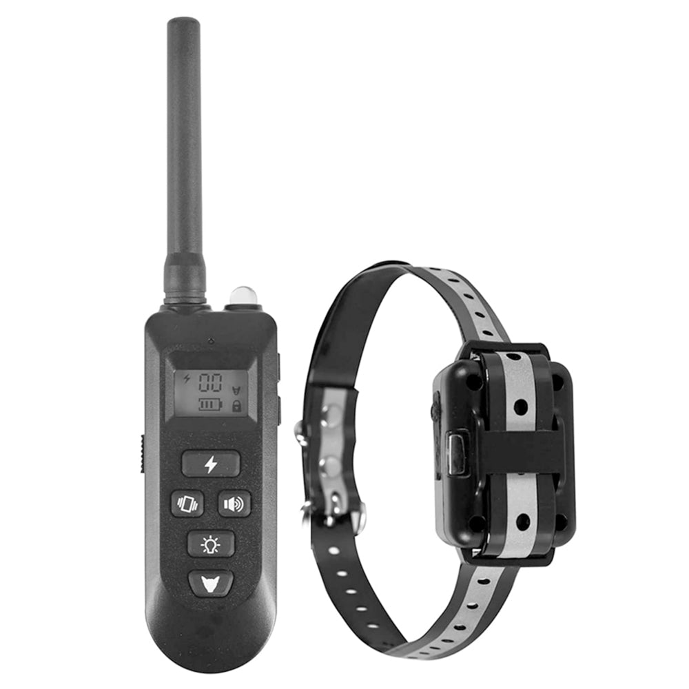 COSMONIC Dog Training Collar Rechargeable Waterproof Remote Dog Training Collar Beep Vibration Shock Electronic Collar Black
