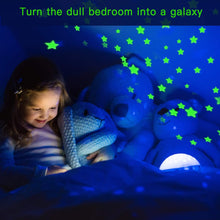 Load image into Gallery viewer, Meidong 361pcs Glow in The Dark Wall Stickers, Bright and Realistic Stars,Moon and Dots , Shining Decoration for children, Beautiful Wall Decals,DIY Decals for Kids Bedroom Room Ceiling (Green)
