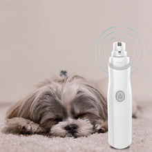 Load image into Gallery viewer, Dog Nail Grinder Upgraded - Quiet Electric Rechargeable Pet Nail Trimmer Painless Paws Grooming &amp; Smoothing for Small Medium Large Dogs &amp; Cats
