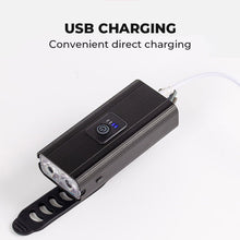 Load image into Gallery viewer, COSMONIC USB Rechargeable Bike Light, Super Bright Bike Headlight Waterproof , 200/400 Lumen Bright Front Lights，Easy to Mount Fits for Men Women Kids Road Mountain Cycling
