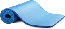 Load image into Gallery viewer, Extra Thick Yoga Mat- Non Slip Comfort Foam, Durable Exercise Mat for Fitness, Pilates and Workout with Carrying Strap Fitness, 72&quot;L x 24&quot;W x 2/5 Inch Thick, Blue
