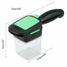 Load image into Gallery viewer, Meidong Vegetable Chopper Spiralizer Slicer Cutter Chopper and Grater 8 in 1 tomato chopper dicer, Pro Food Chopper, Slicer Cutter
