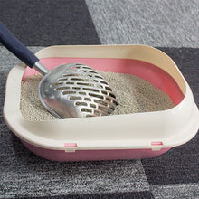 Load image into Gallery viewer, Meidong Cat Litter Scoop, Steel Pet Poop Shovel with Rubber Handle, with Convenient Hanging Hole, Keeps Litter-Box Neat and Odorless
