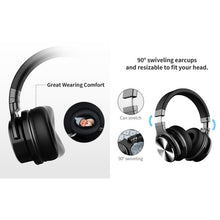 Load image into Gallery viewer, Bluetooth Active Noise Canceling Headphones Over-Ear Headphones, Black, E7 Pro, 35Hrs Wireless Headphones Over Ear with Quick Charge, for Travel Work TV PC Phone
