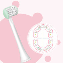 Load image into Gallery viewer, Rechargeable Kids Electric Toothbrush, 5 Modes With Memory, Fun &amp; Easy Cleaning, 32000 Strokes, IPX7 Waterproof, 2-Min Timer for Age 2+, 2 Soft Bristles

