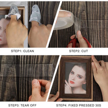 Load image into Gallery viewer, Meidong Multipurpose Nano Grip Tape Reusable Removable Washable Double Sided Sticky Strips Seamless Traceless Tape Adhesive Kitchen Holder (Clear - 5M/16.4ft)
