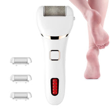 Load image into Gallery viewer, Electric Callus Remover Kit Foot File SWTROOM Rechargeable Portable Waterproof 3 Grinding Heads for Hard Dead Dry Skin
