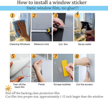 Load image into Gallery viewer, Cosmonic Privacy Window Film Glass Door Stickers Static Clings Blinds Pattern Window Tint Decorative Coverings for Bathroom Home 23.6 x 78.7 inch
