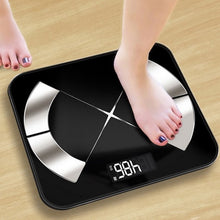 Load image into Gallery viewer, Body Fat Scale, Smart BMI Bathroom Weight Scale Body Composition Monitor Health Analyzer with Smartphone App for Body Weight, Fat, Water, BMI, BMR, Muscle Mass
