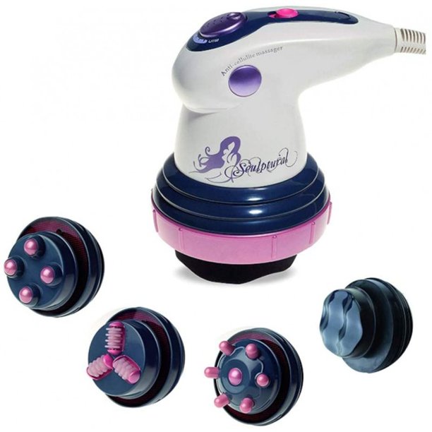 COSMONIC Multi-Functional Massager Handheld Cellulite Massager Body Sculpting Machine with 4 Massage Heads